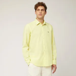 Harmont & Blaine Solid Shirt with Contrast Cuff - Yellow