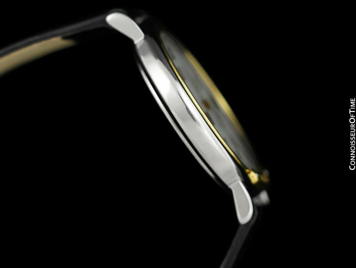 Hermes Meteore Mens Luxury Watch - Stainless Steel & Solid 18K Gold