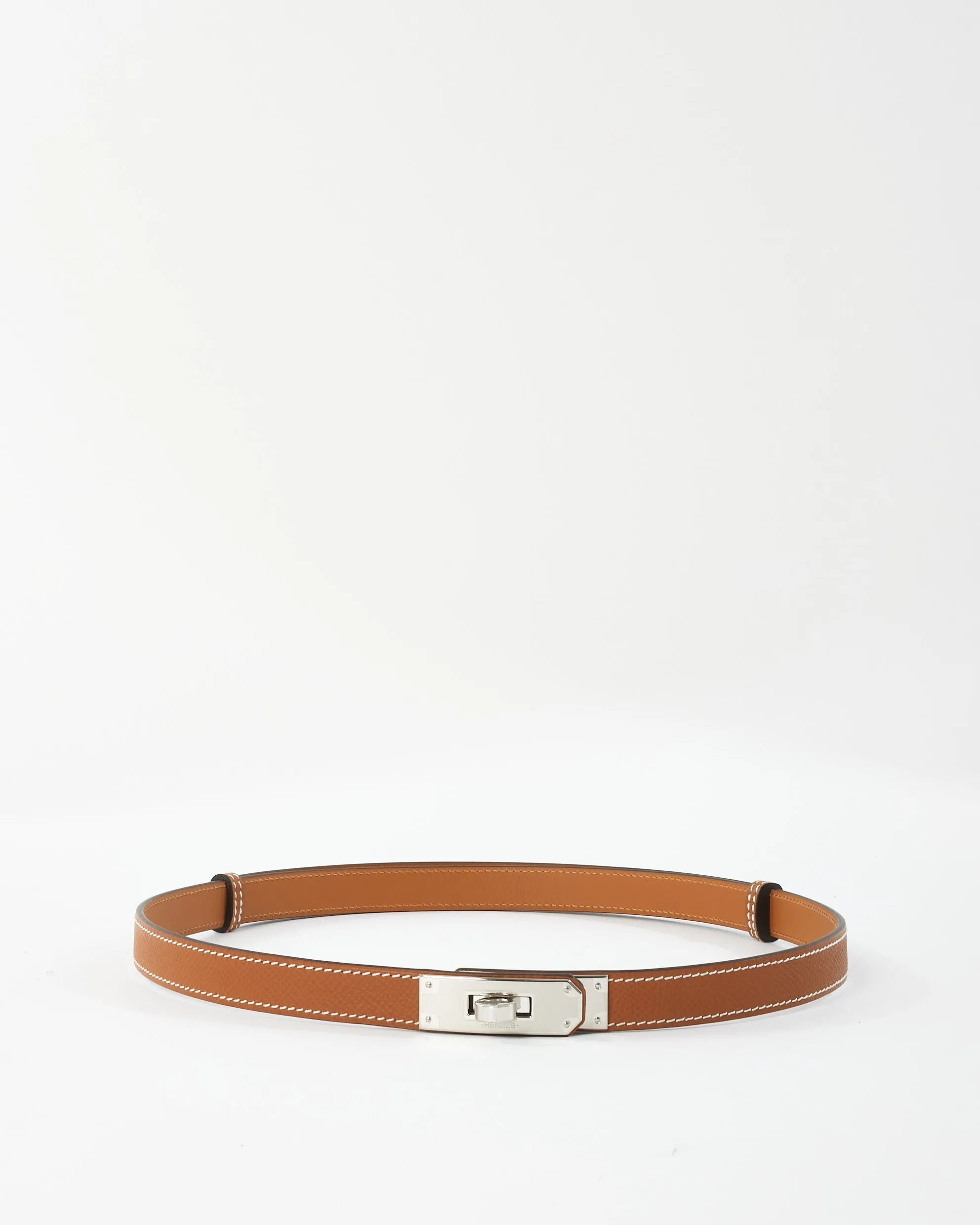 Hermès Gold Epsom Leather Kelly 18 Pocket Belt PHW