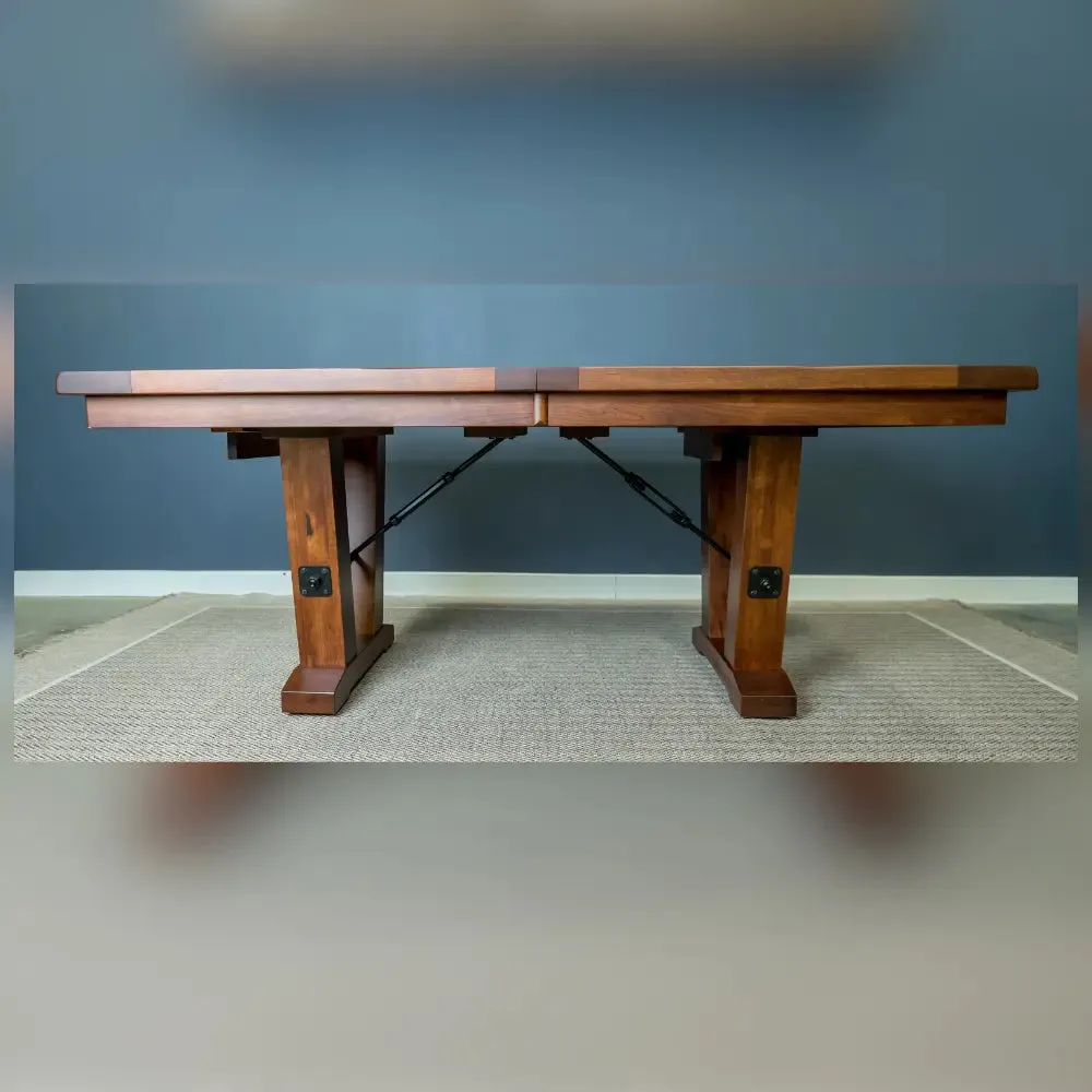 Holbrooke Rustic Cherry Farmhouse Dining Table