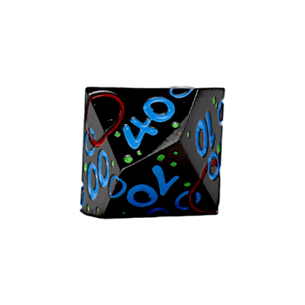 Inscripted Bubbles Neon - Metal RPG Dice Set (LPG)