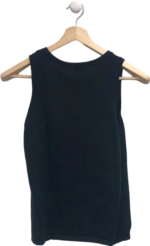 J McLaughlin Black Sleeveless Top UK S