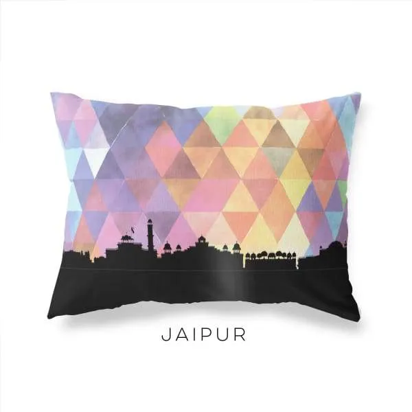 Jaipur, India geometric skyline