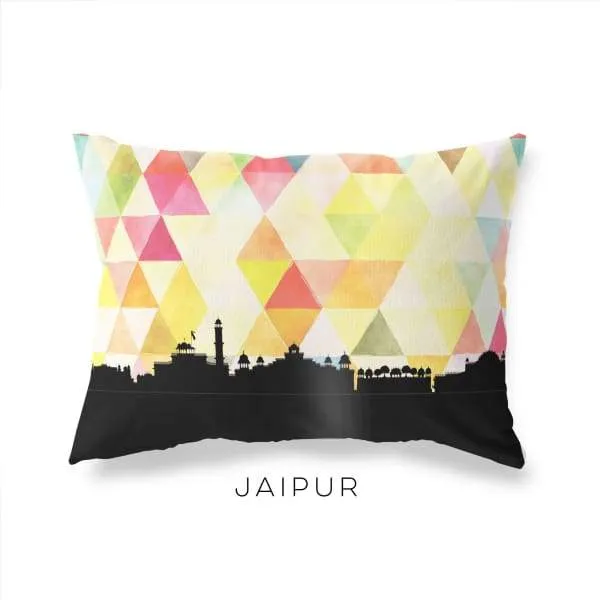 Jaipur, India geometric skyline