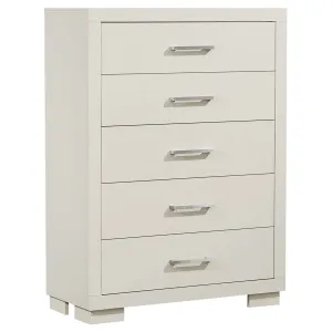 Jessica 5-drawer Bedroom Chest Snow White