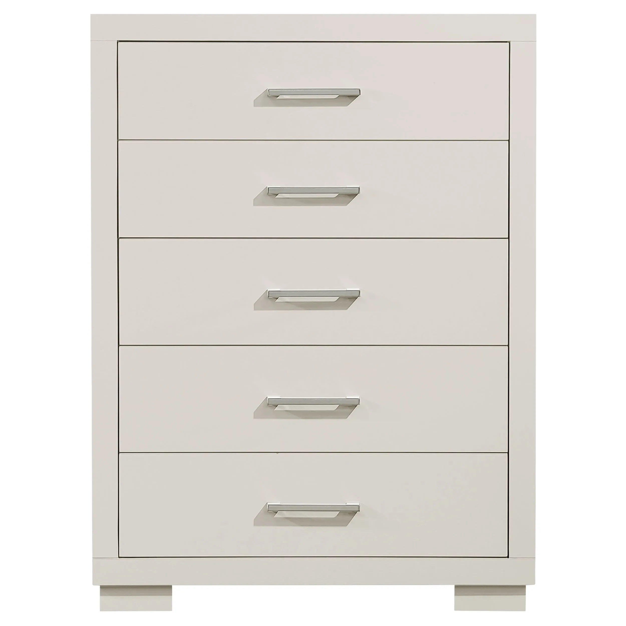 Jessica 5-drawer Bedroom Chest Snow White