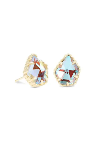 Kendra Scott Tessa Dichroic Glass Stud Earrings in Gold Dichroic Glass | 4217704131