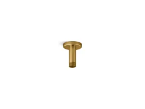 KOHLER K-26319 Statement 3" ceiling-mount single-function rainhead arm and flange