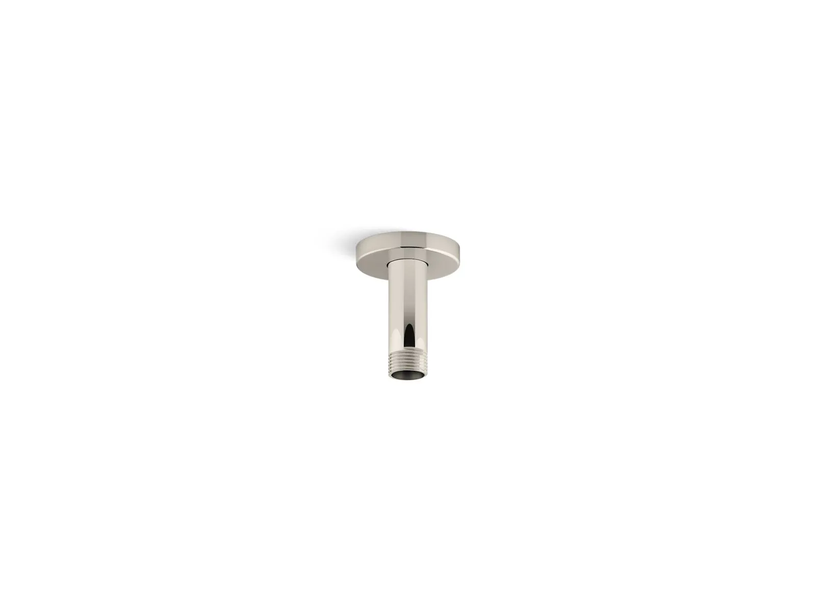 KOHLER K-26319 Statement 3" ceiling-mount single-function rainhead arm and flange