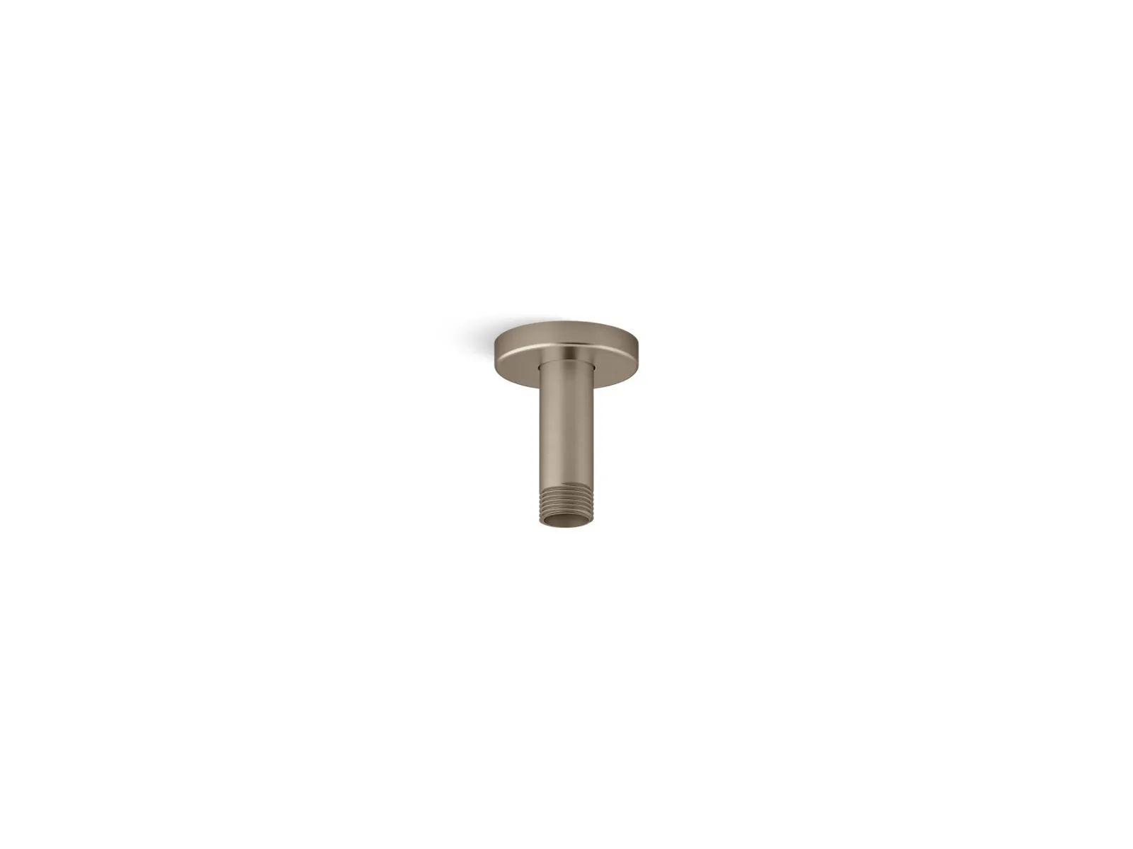 KOHLER K-26319 Statement 3" ceiling-mount single-function rainhead arm and flange