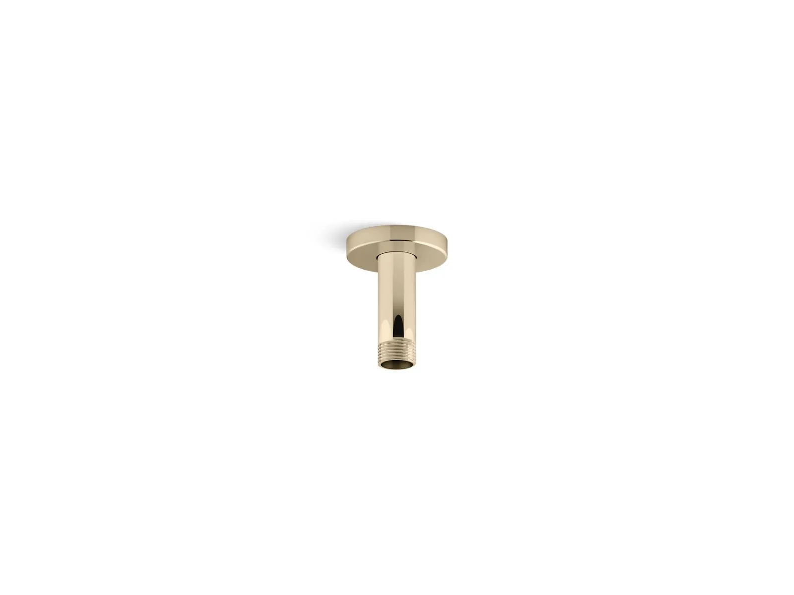 KOHLER K-26319 Statement 3" ceiling-mount single-function rainhead arm and flange
