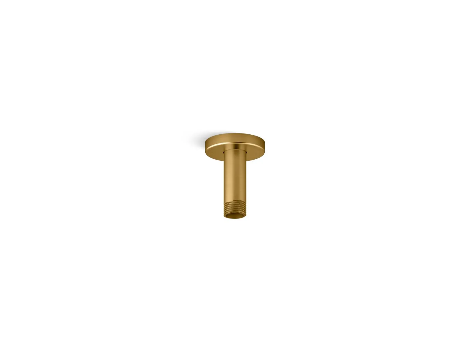 KOHLER K-26319 Statement 3" ceiling-mount single-function rainhead arm and flange