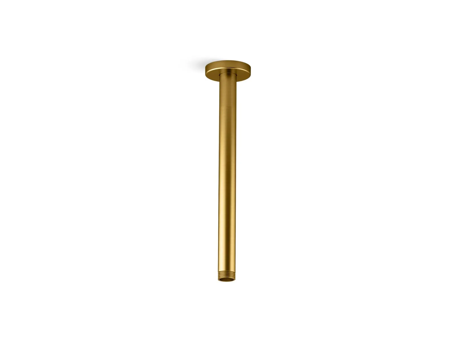 KOHLER K-26321 Statement 12" ceiling-mount single-function rainhead arm and flange