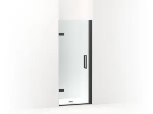 KOHLER K-27576-10L Composed 27-5/8"–28-3/8" W x 71-1/2" H frameless pivot shower door with 3/8" Crystal Clear glass and back-to-back vertical door pulls