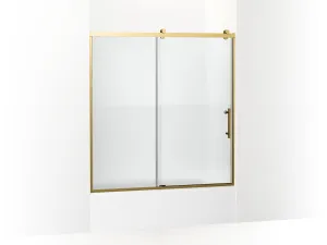 KOHLER K-702253-10G81 Rely 62-1/2" H sliding bath door with 3/8"-thick glass