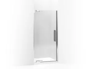 KOHLER K-705702-L Purist Pivot shower door, 72-1/4" H x 36-1/4 - 38-3/4" W, with 3/8" thick Crystal Clear glass