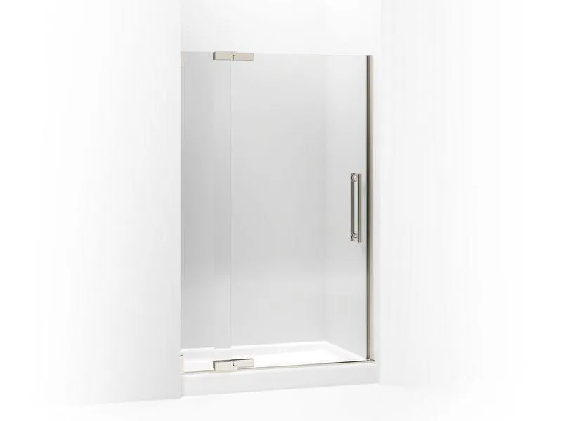 KOHLER K-705716-L Purist Pivot shower door, 72-1/4" H x 45-1/4 - 47-3/4" W, with 1/2" thick Crystal Clear glass