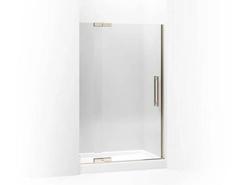 KOHLER K-705716-L Purist Pivot shower door, 72-1/4" H x 45-1/4 - 47-3/4" W, with 1/2" thick Crystal Clear glass