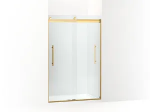 KOHLER K-706852-8L-2MB Elmbrook Frameless sliding shower door, 73-9/16" H x 44-5/8 - 47-5/8" W, with 5/16" thick Crystal Clear glass