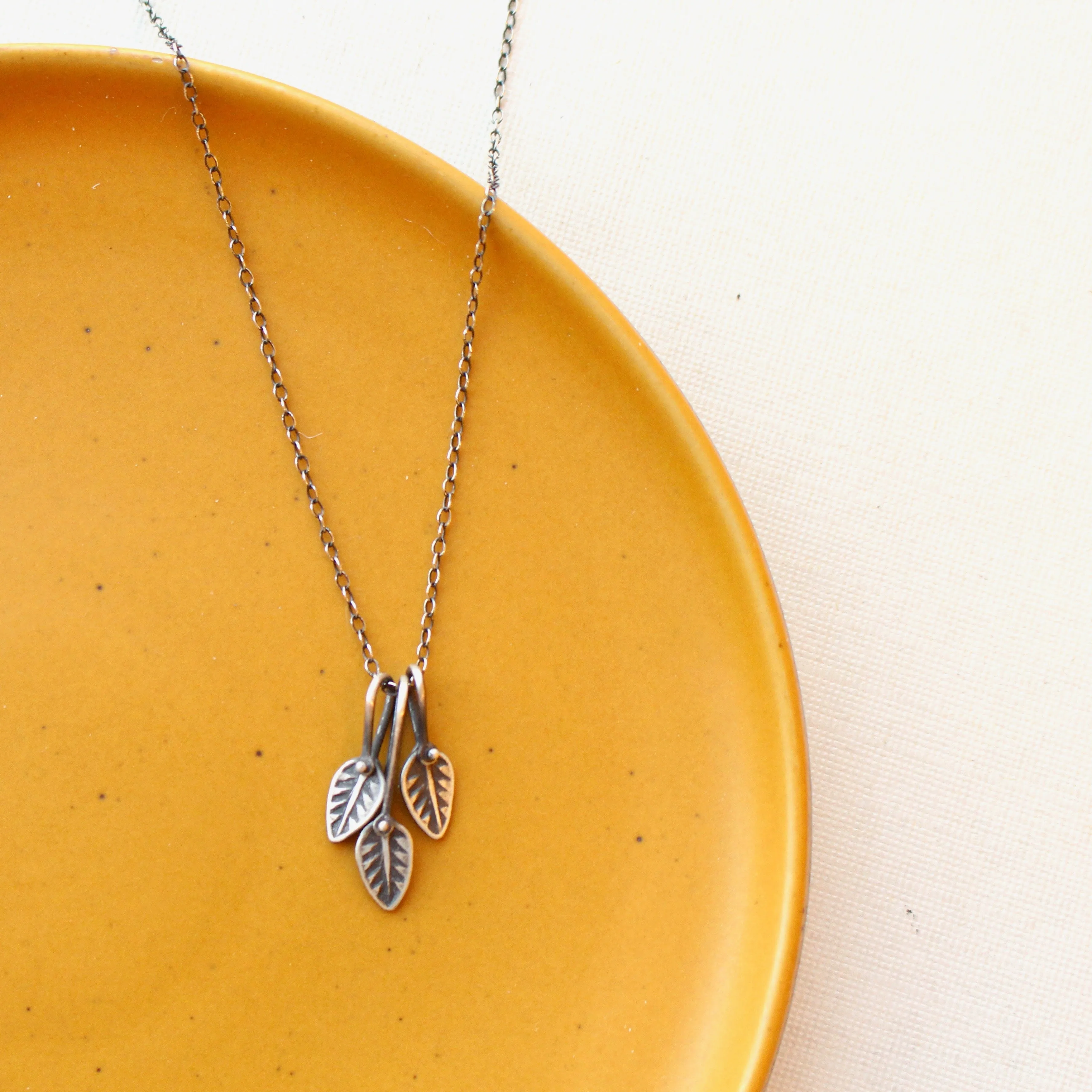 Leaf Trio Necklace