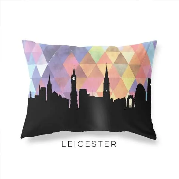 Leicester, England geometric skyline