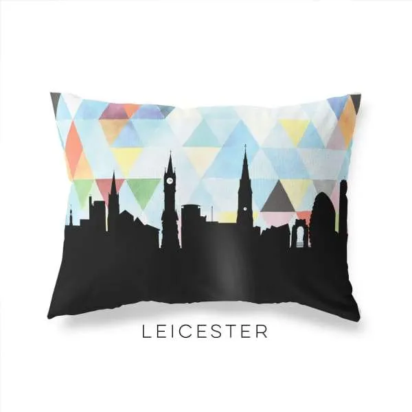 Leicester, England geometric skyline