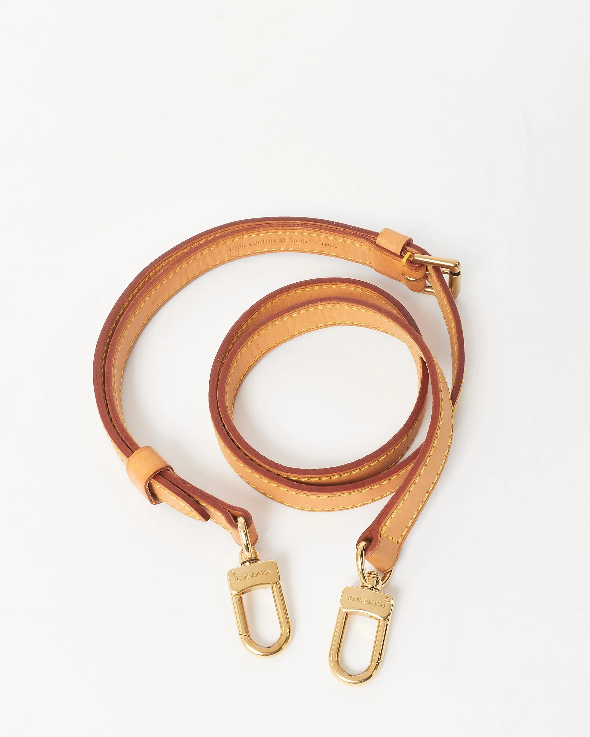 Louis Vuitton Beige Leather Strap