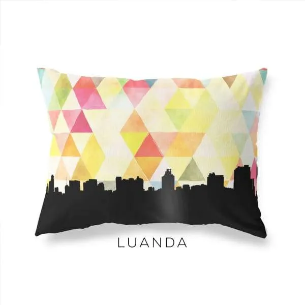 Luanda, Angola geometric skyline