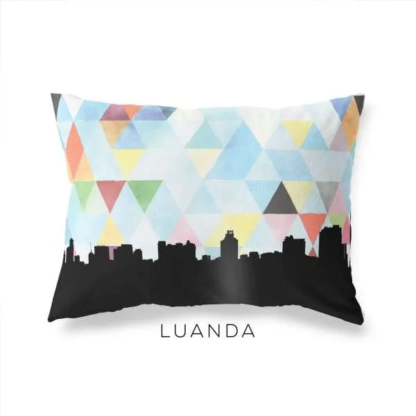Luanda, Angola geometric skyline