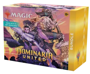 Magic: The Gathering Dominaria United Bundle | 8 Set Boosters   Accessories