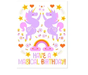 Magical Unicorn Hi-Five Card