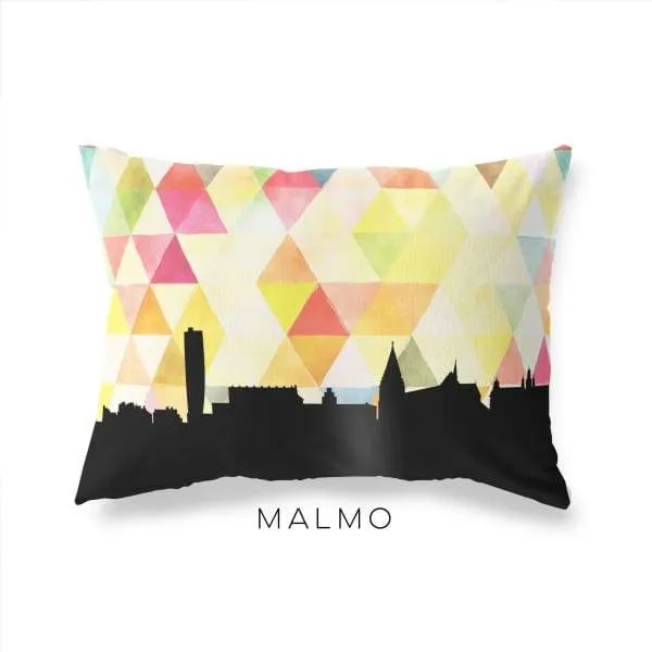 Malmö, Sweden geometric skyline