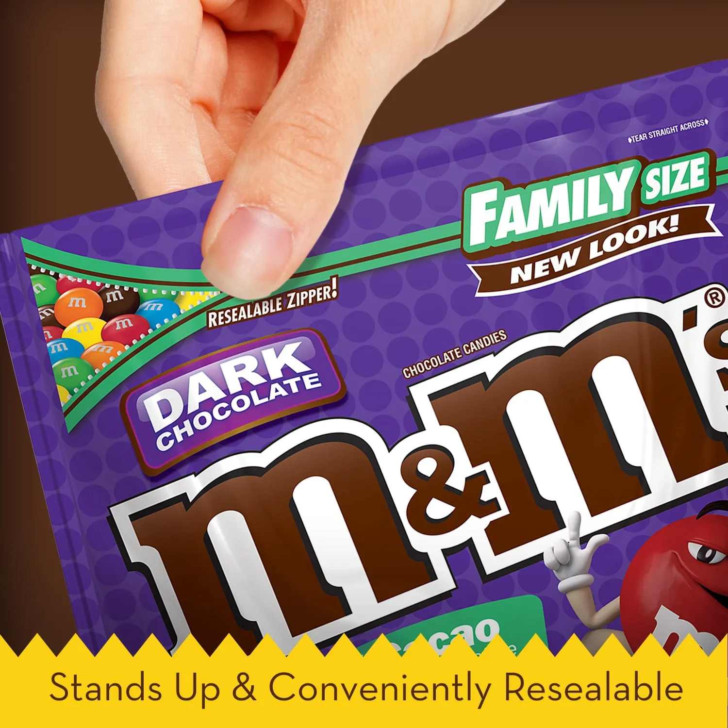 M&M's 50% Cacao Dark Chocolate Candy - 19.2 oz Bag Free & Fast Shipping
