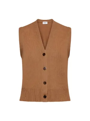 Marella Provola Knitted Sweater in Camel