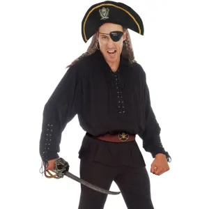 Medieval Pirate Shirt - Black