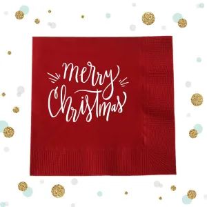Merry Christmas - Holiday Napkin #2