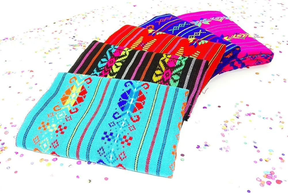 Mexican Fabric in Dark Bright Tribal (5 ½-Yard Bundle)