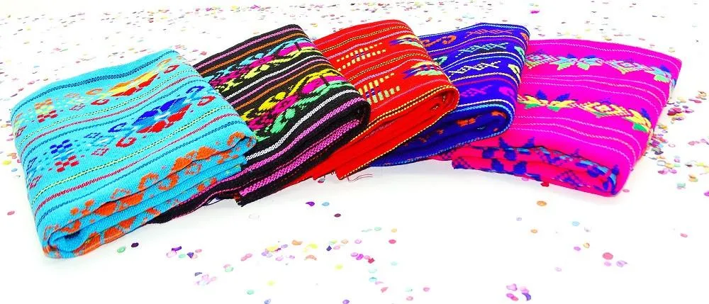 Mexican Fabric in Dark Bright Tribal (5 ½-Yard Bundle)