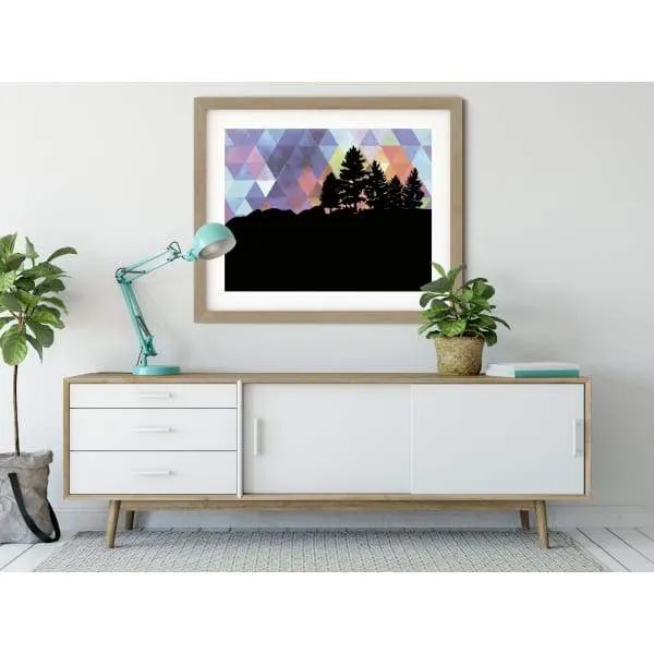 Millstone, New Jersey geometric skyline