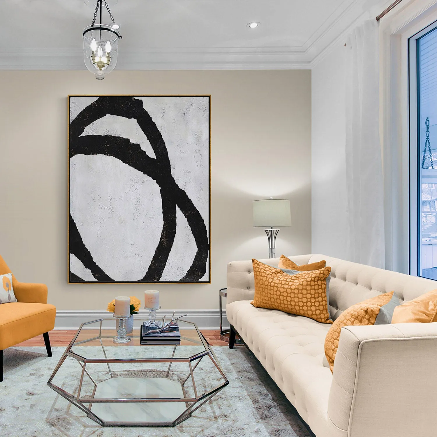 Minimal Geometric Art H101V