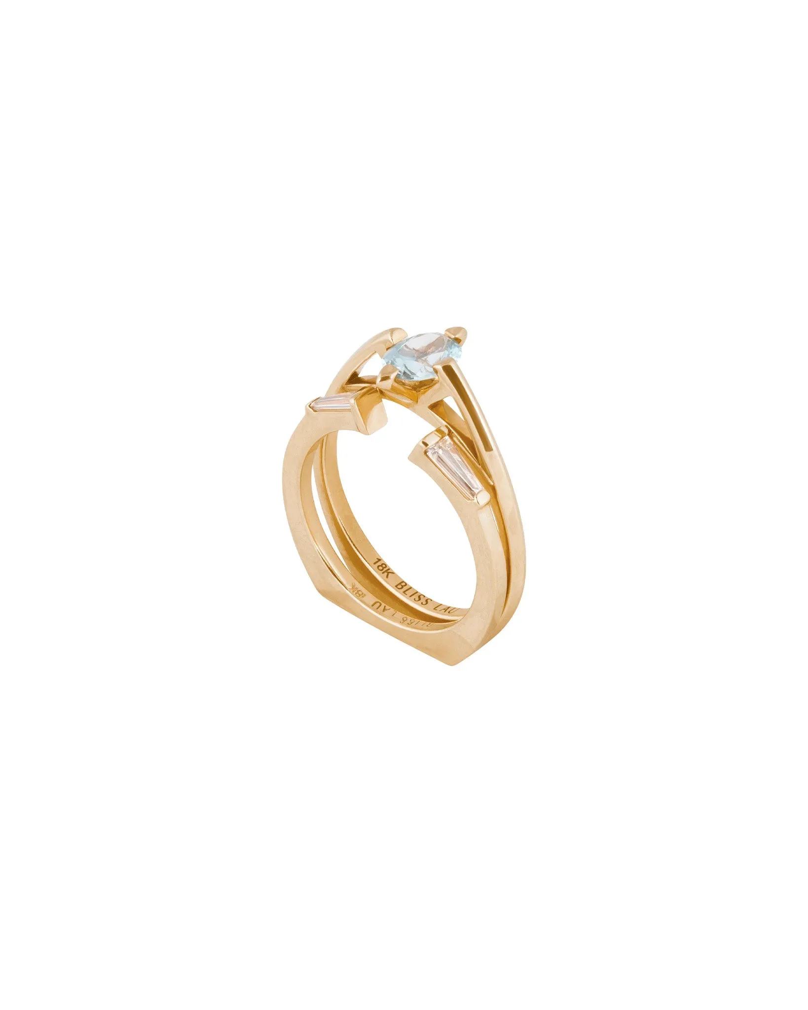 Minimalist Arc   Perspective Ring Set