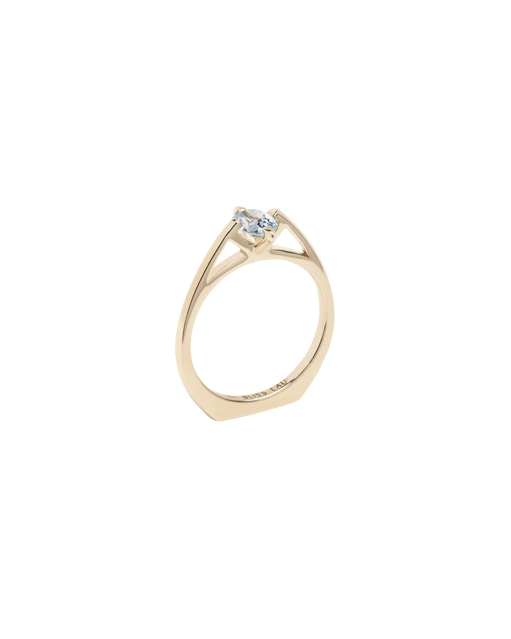 Minimalist Arc   Spire Pavé Ring Set