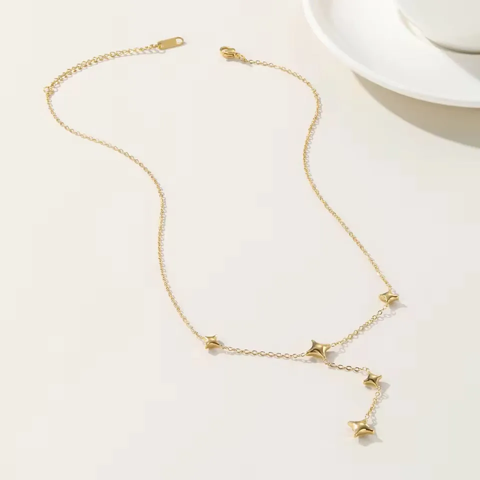Minimalist Celestial Spark Necklace