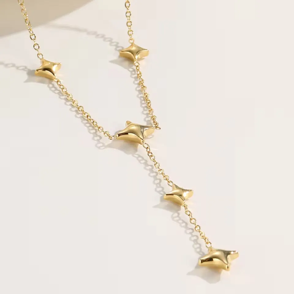 Minimalist Celestial Spark Necklace