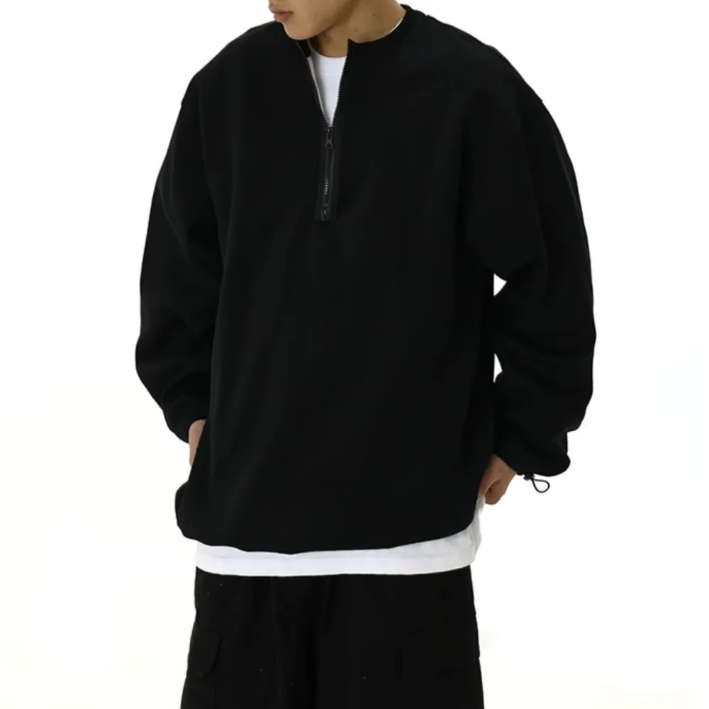 Minimalist Solid Color Versatile Sweatshirt