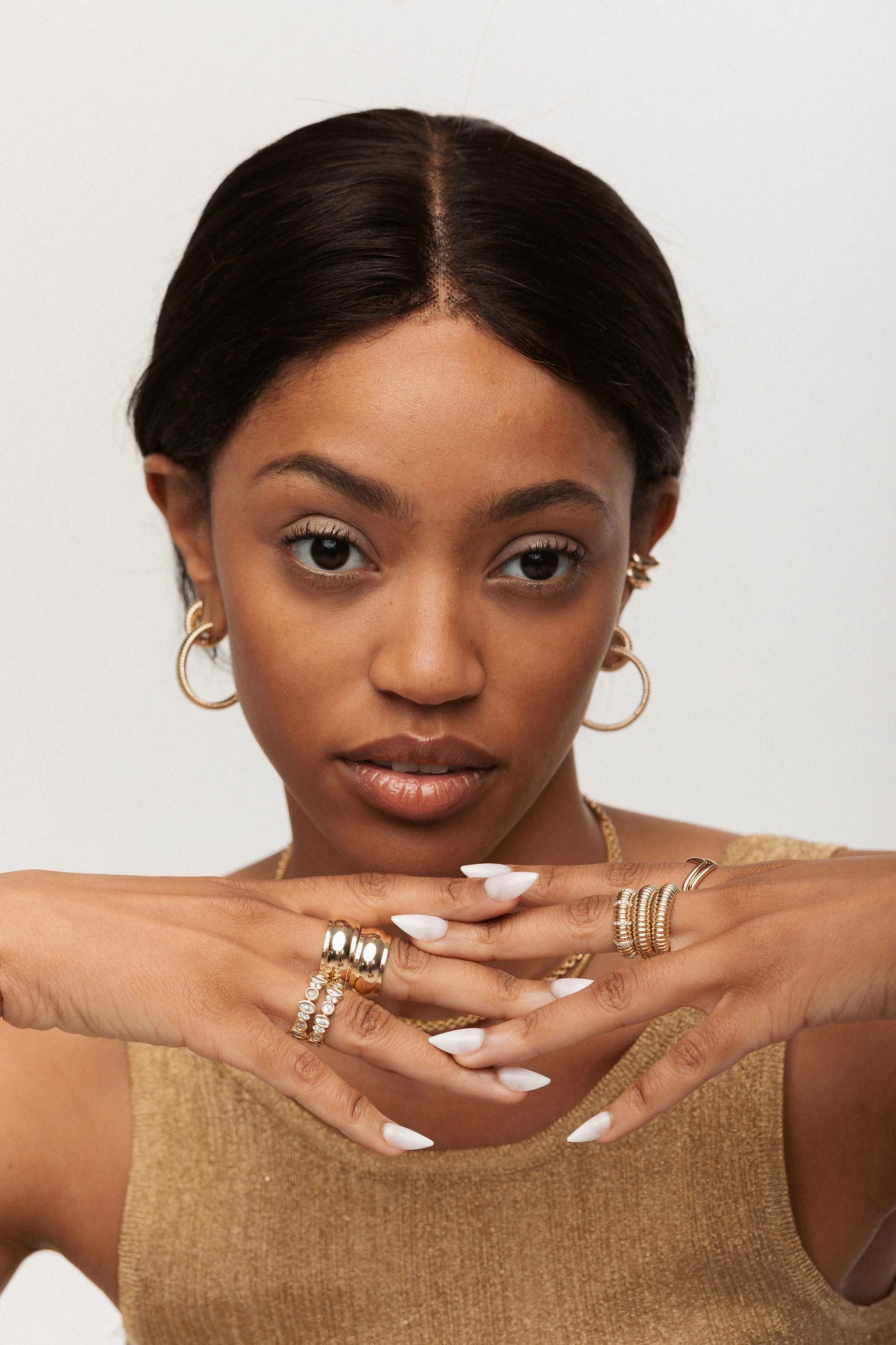 Mixed Metals Gold Donut Band