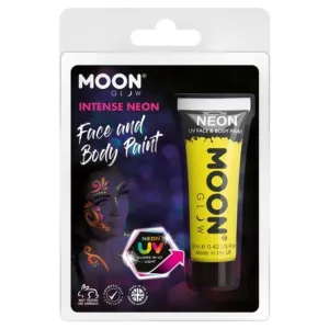 Moon Glow Intense Neon Uv Face Paint, Yellow