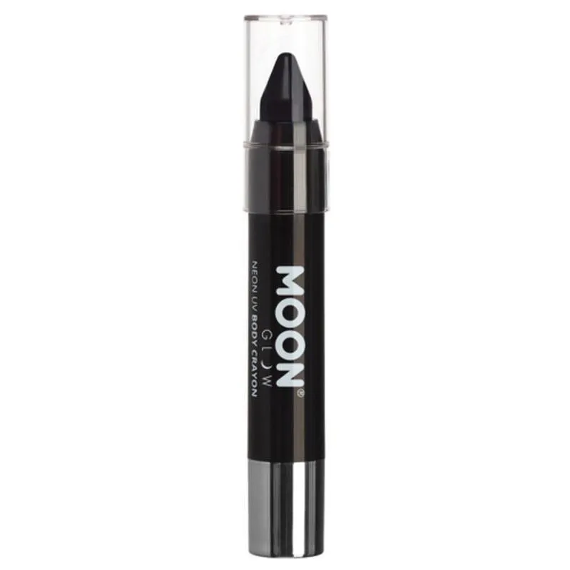 Moon Glow Pastel Neon Uv Body Crayons, Black