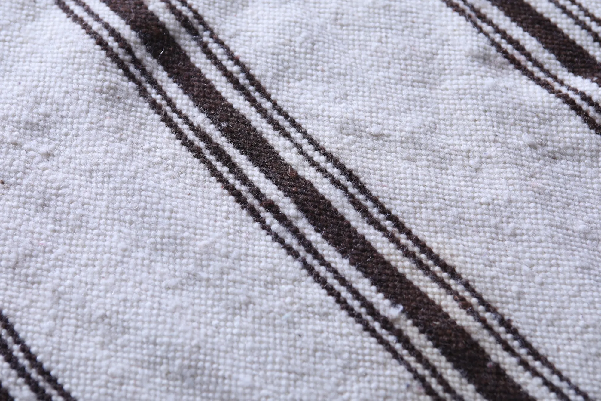 Moroccan Rug 6.1 x 11.6 Feet - Simple Stripes Design