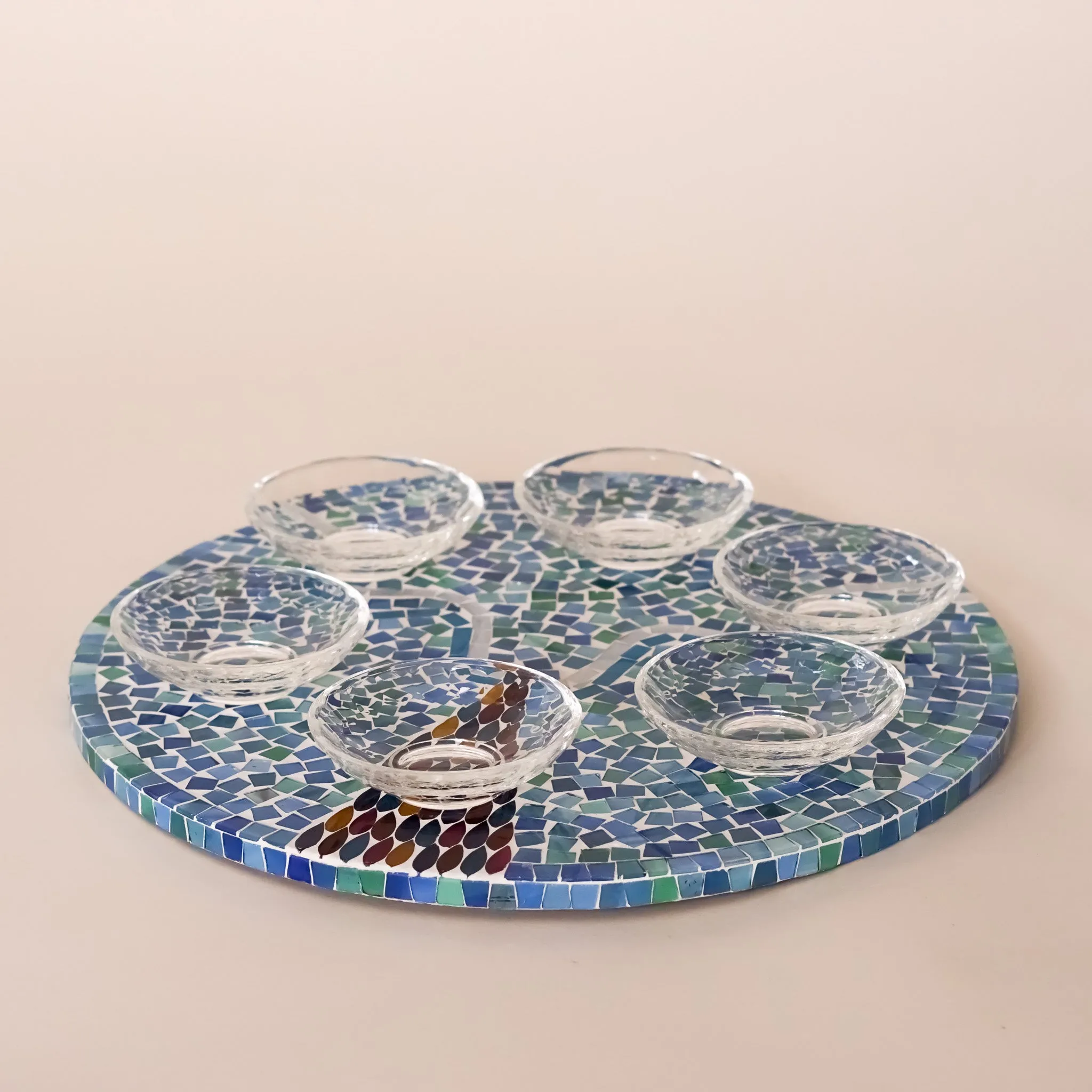 Mosaic Seder Plate